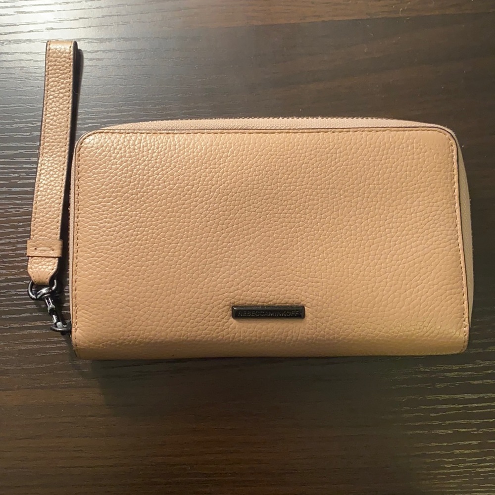 Rebecca Minkoff Tan Zip Around Wallet